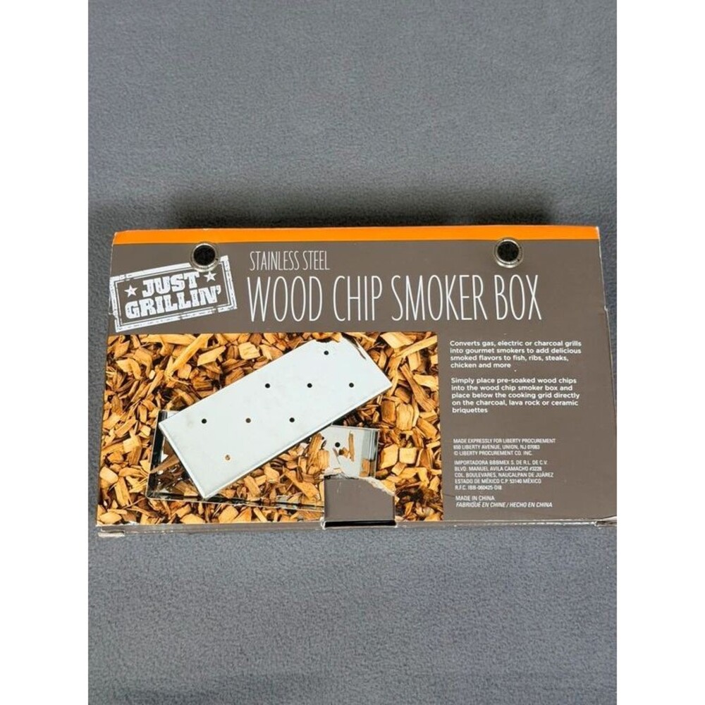 Stainless Steel Wood Chip Smoker Box- BBQ/Grill